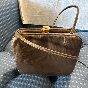 Authentic Vintage Susan Gail Genuine Snake Bellido Purse